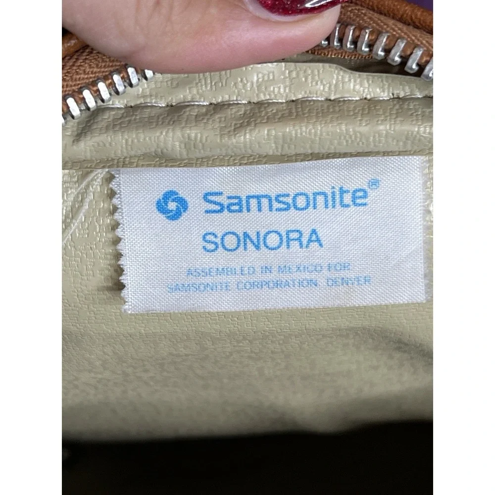 Samsonsite‎ Sonora Shoulder/Carry On Bag/Luggage Vintage 1970s Brown EUC